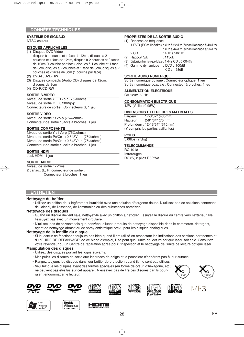 Denon DVD-557 User Manual | Page 54 / 84