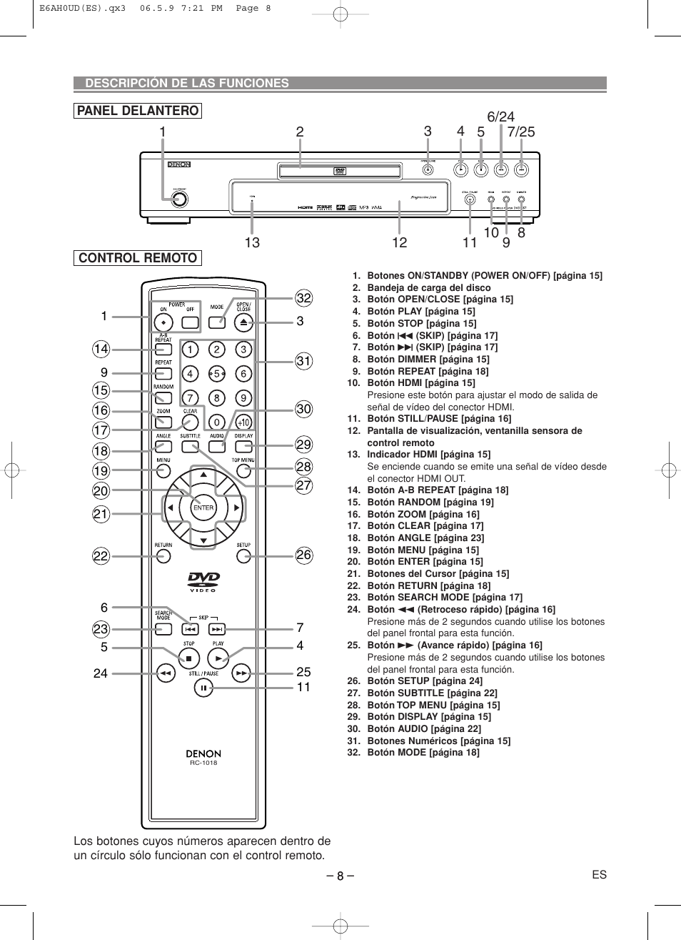 Denon DVD-557 User Manual | Page 62 / 84