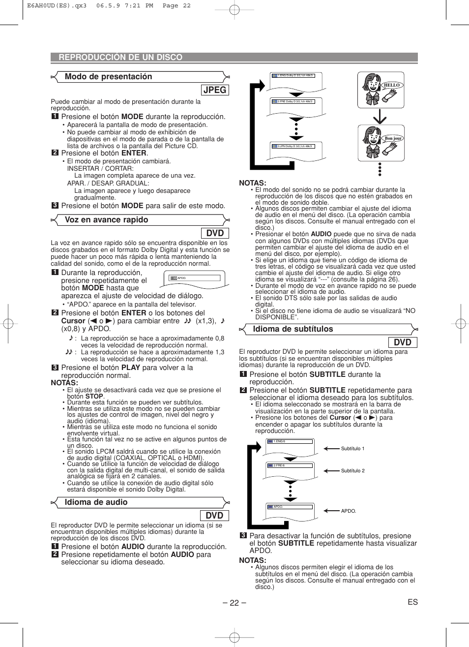 Jpeg | Denon DVD-557 User Manual | Page 76 / 84