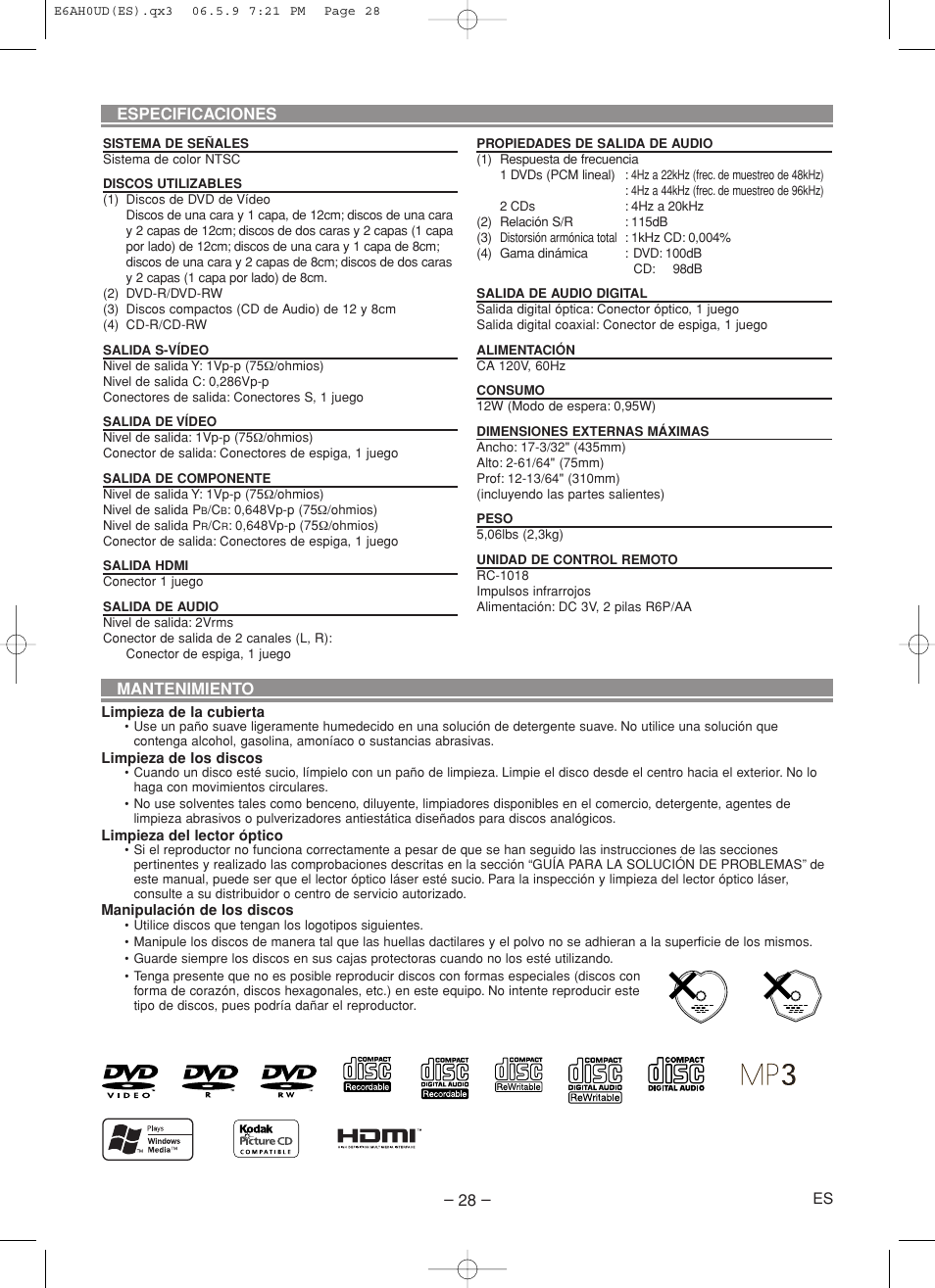 Denon DVD-557 User Manual | Page 82 / 84