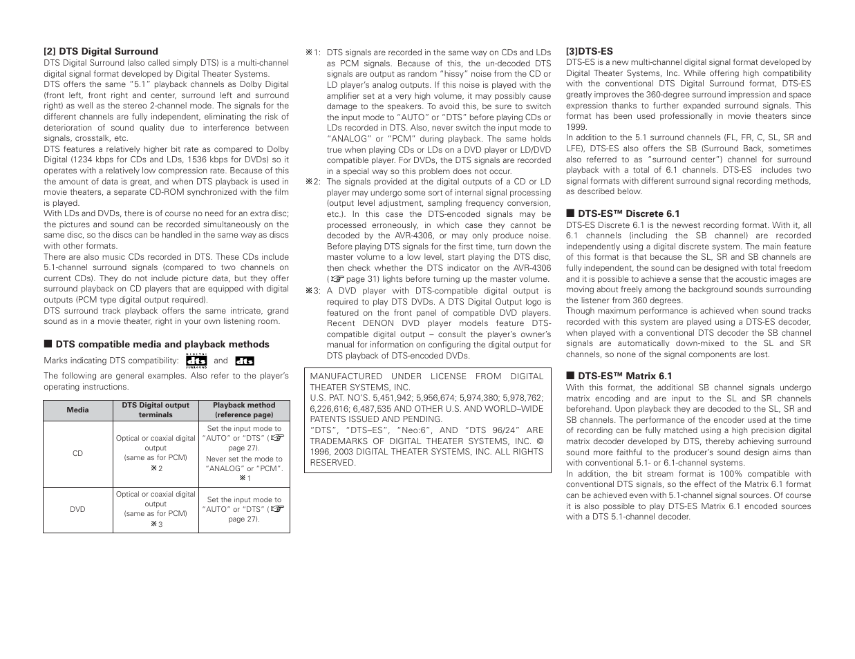 Denon AVR-4306 User Manual | Page 101 / 146