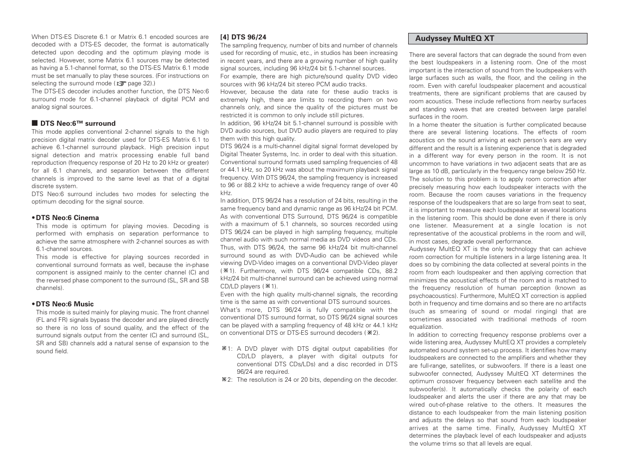 Denon AVR-4306 User Manual | Page 102 / 146