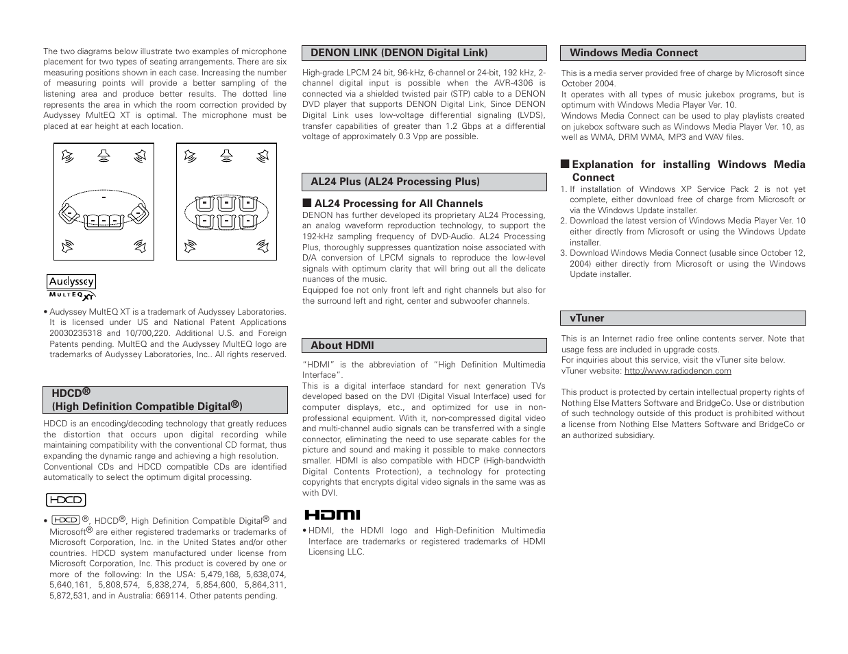 Denon AVR-4306 User Manual | Page 103 / 146