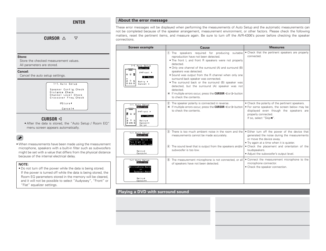 Denon AVR-4306 User Manual | Page 18 / 146