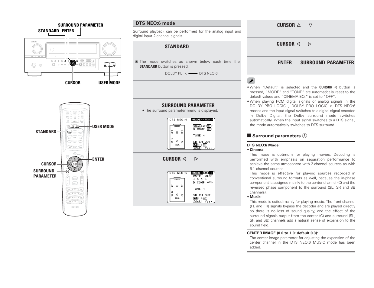 Denon AVR-4306 User Manual | Page 40 / 146