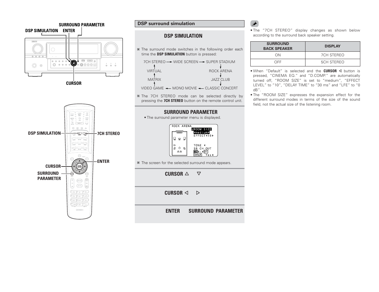 Denon AVR-4306 User Manual | Page 42 / 146