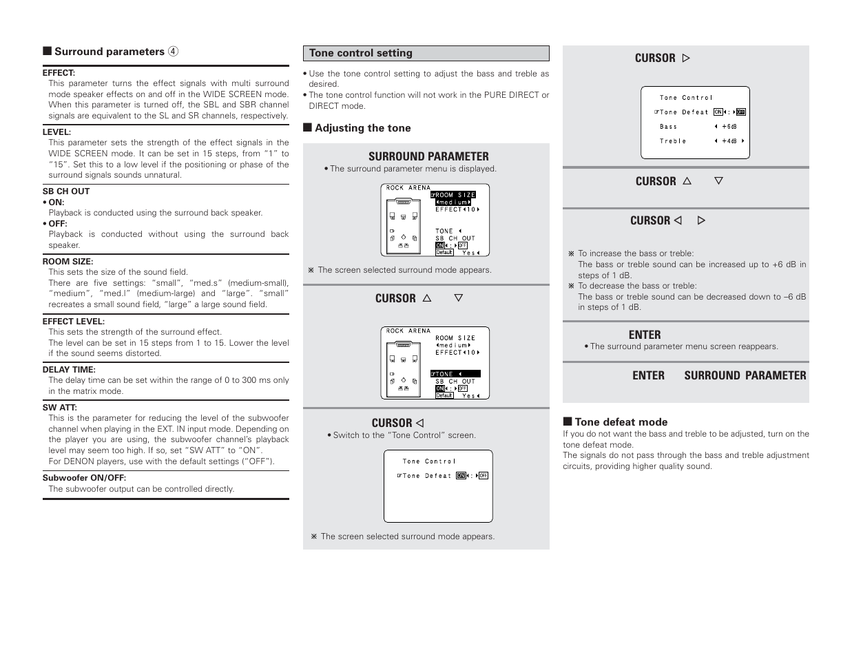 Denon AVR-4306 User Manual | Page 43 / 146