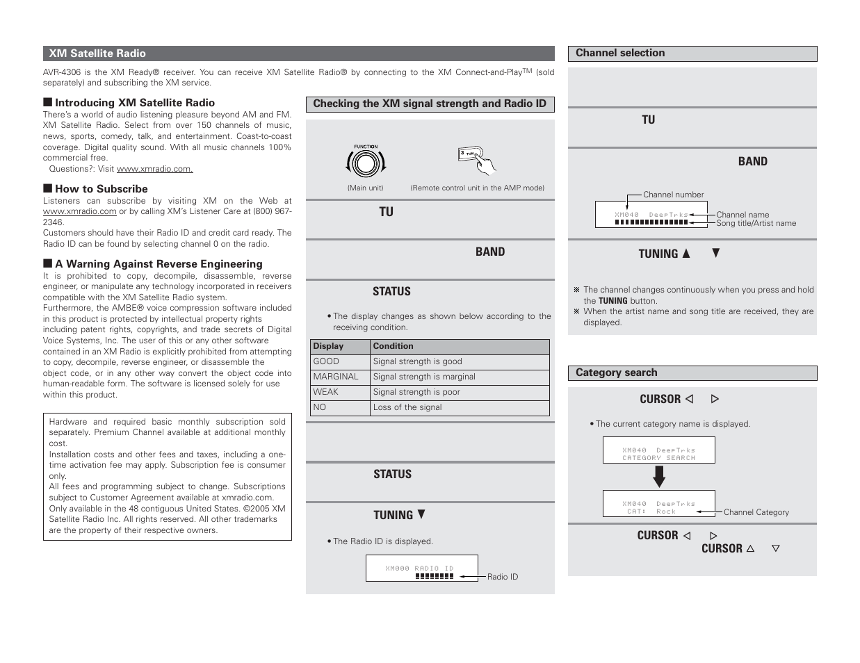 Denon AVR-4306 User Manual | Page 47 / 146