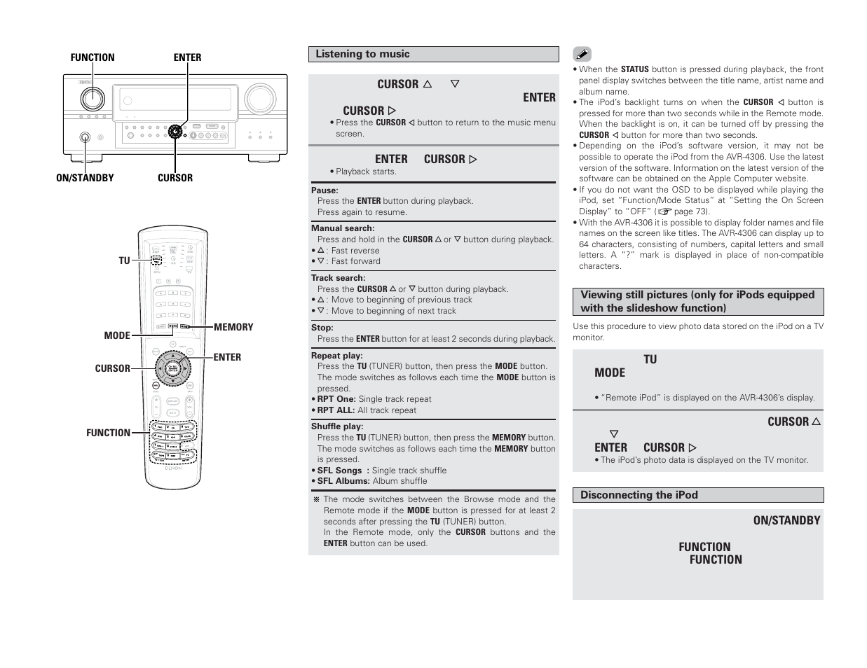 Denon AVR-4306 User Manual | Page 50 / 146