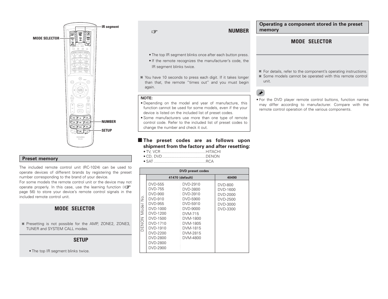 Denon AVR-4306 User Manual | Page 58 / 146