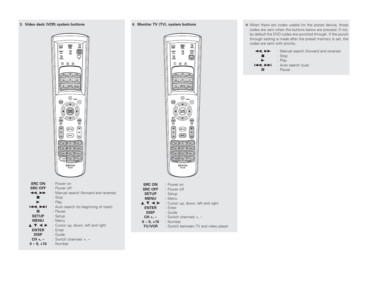 Denon AVR-4306 User Manual | Page 60 / 146