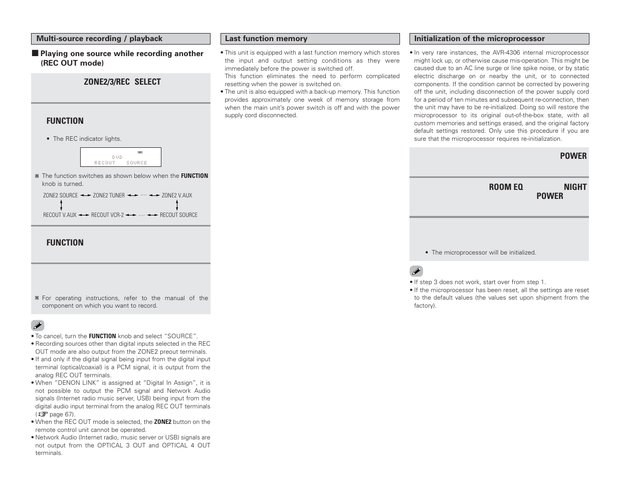 Denon AVR-4306 User Manual | Page 69 / 146