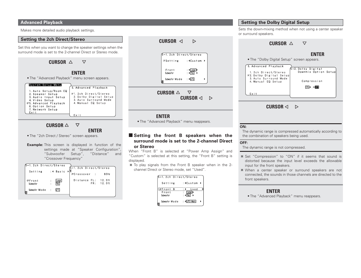 Denon AVR-4306 User Manual | Page 79 / 146