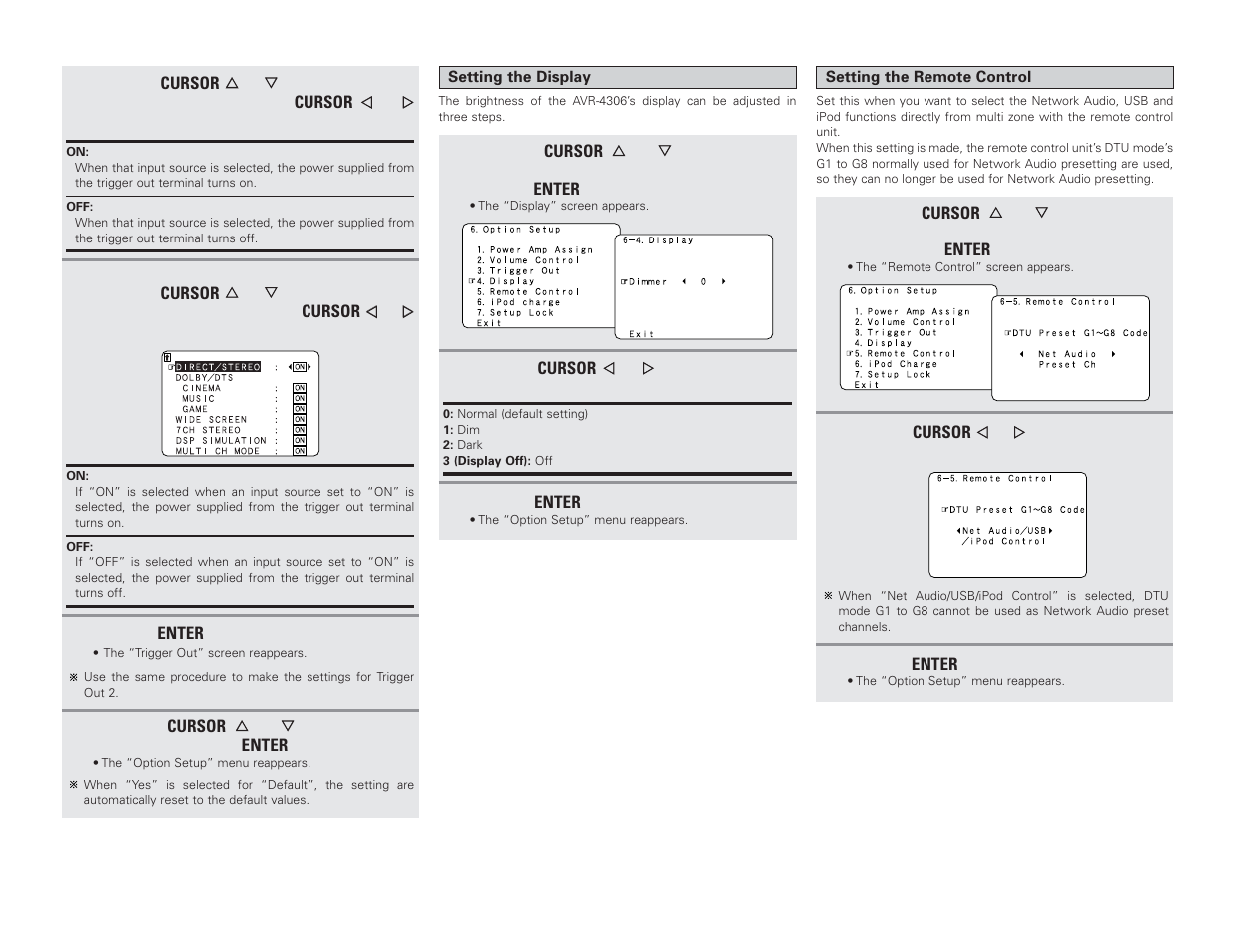 Denon AVR-4306 User Manual | Page 83 / 146