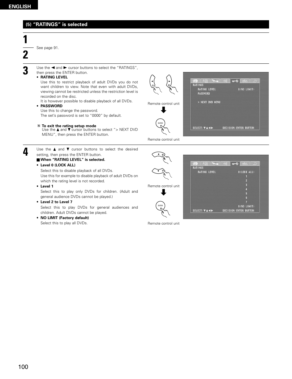 Denon ADV-M71 User Manual | Page 100 / 112