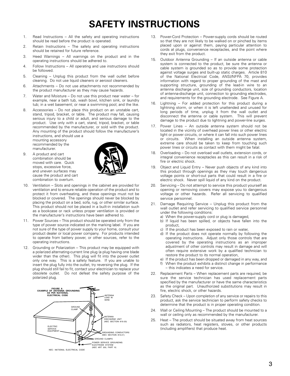 Safety instructions | Denon ADV-M71 User Manual | Page 3 / 112