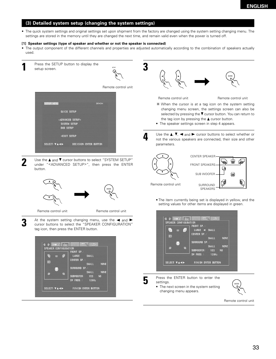 Denon ADV-M71 User Manual | Page 33 / 112