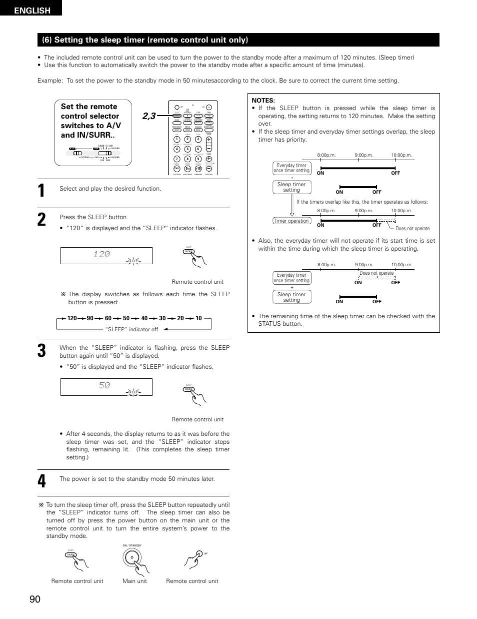 English, Select and play the desired function | Denon ADV-M71 User Manual | Page 90 / 112