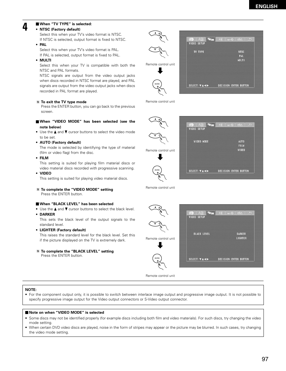 Denon ADV-M71 User Manual | Page 97 / 112