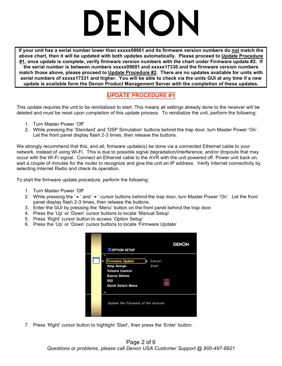 Denon AVR-3808CI User Manual | Page 2 / 6