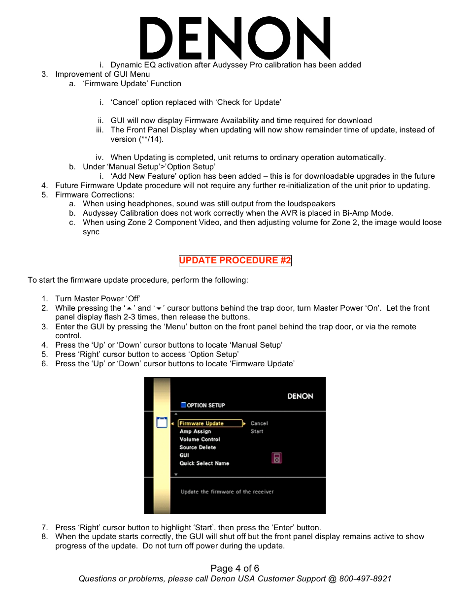 Denon AVR-3808CI User Manual | Page 4 / 6