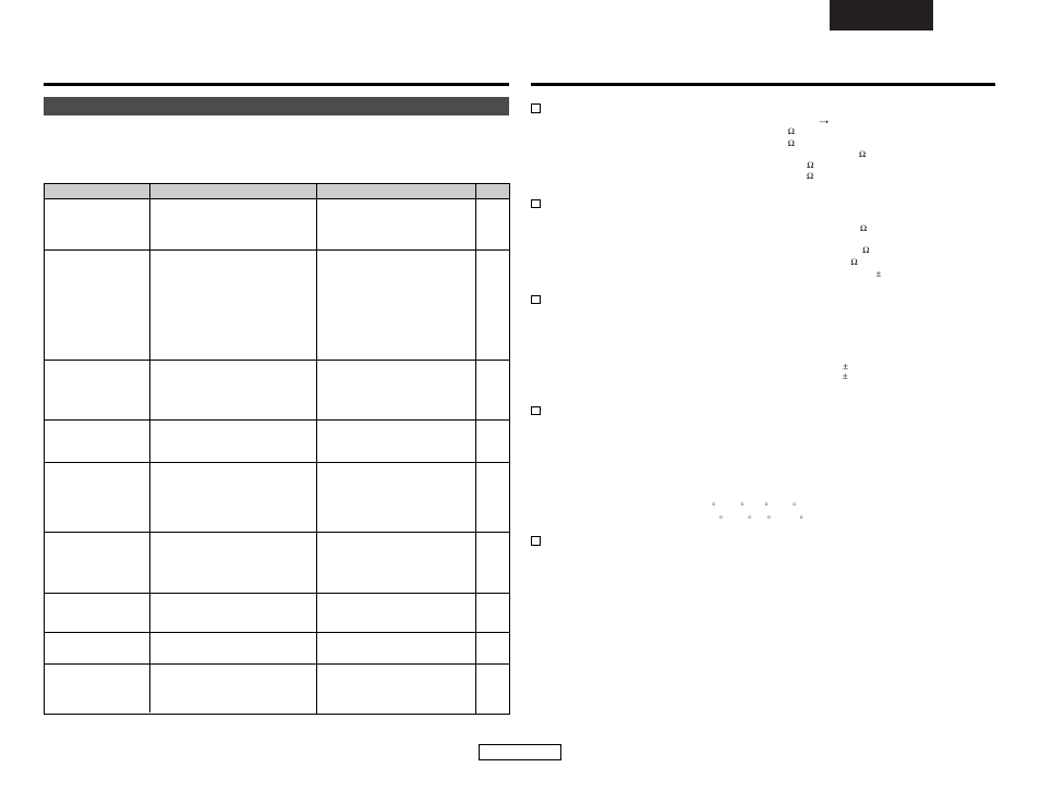 Depistage des pannes spécifications, Francais | Denon DN-A300M User Manual | Page 17 / 25