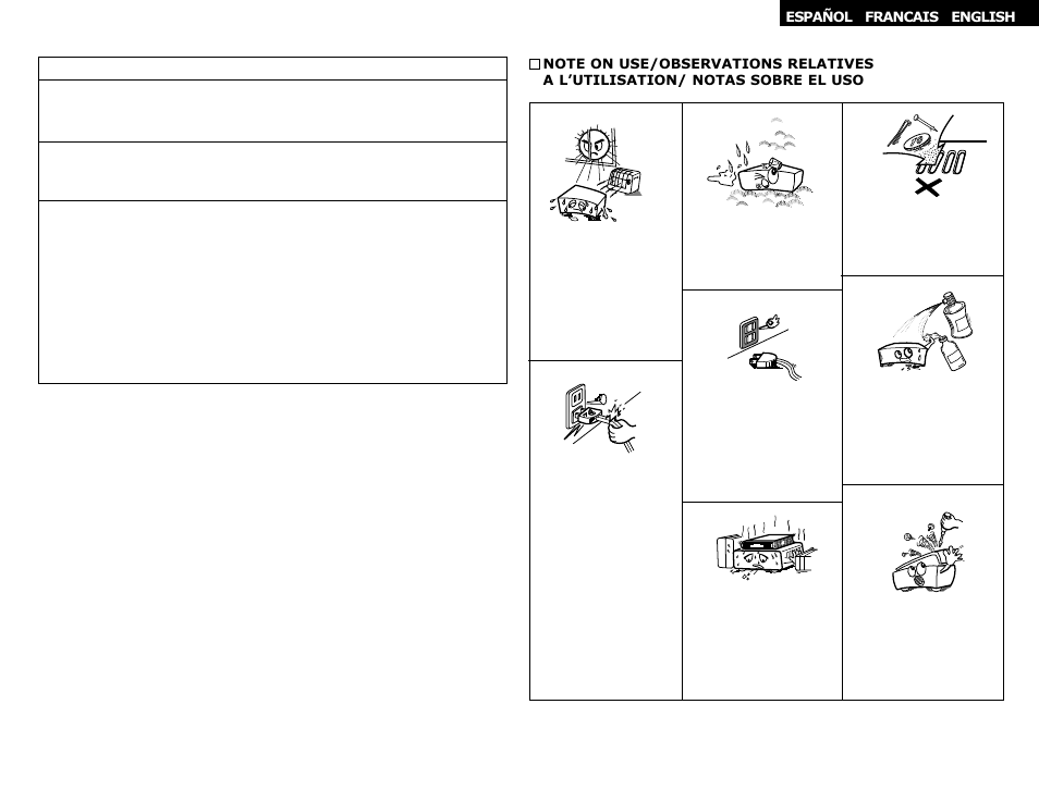 Fcc information (for us customers) | Denon DN-A300M User Manual | Page 3 / 25