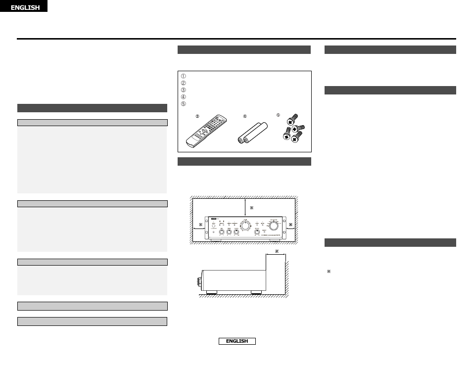 Getting started | Denon DN-A300M User Manual | Page 4 / 25