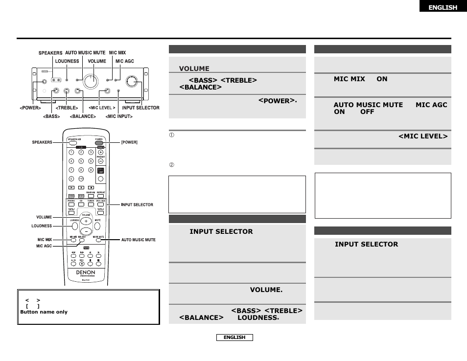 Operation | Denon DN-A300M User Manual | Page 9 / 25