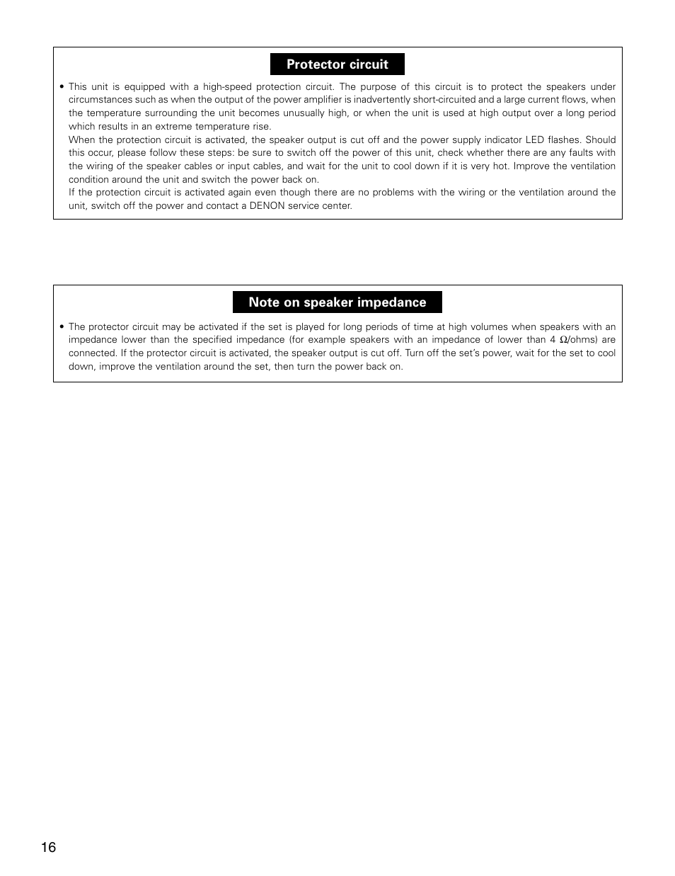 Denon AVR-3805 User Manual | Page 16 / 104