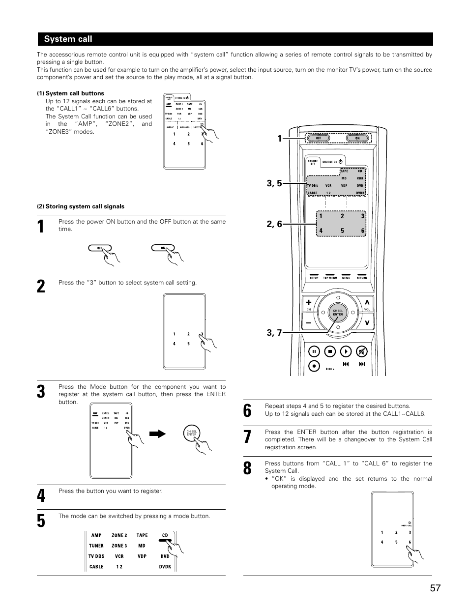 Denon AVR-3805 User Manual | Page 57 / 104