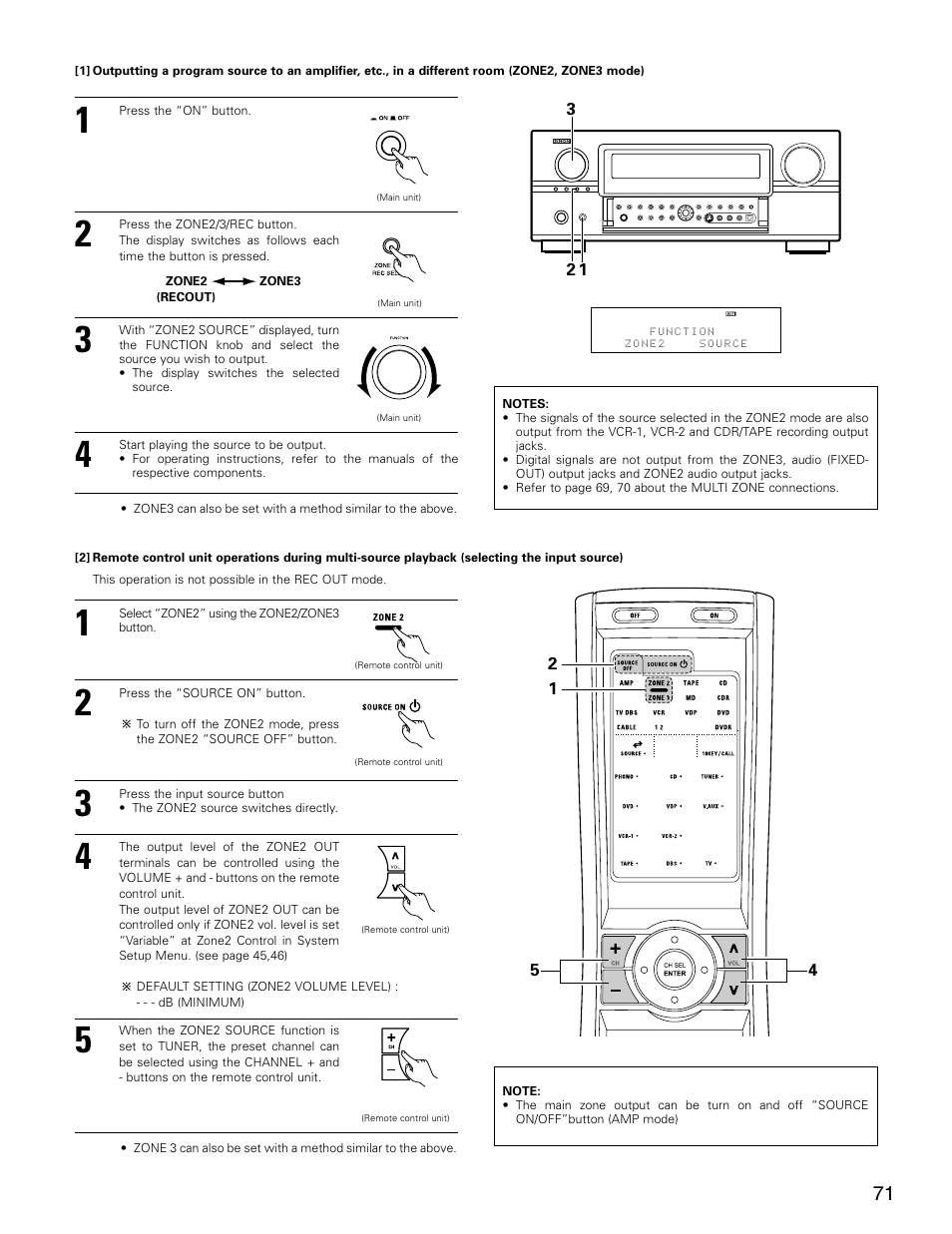 Denon AVR-3805 User Manual | Page 71 / 104