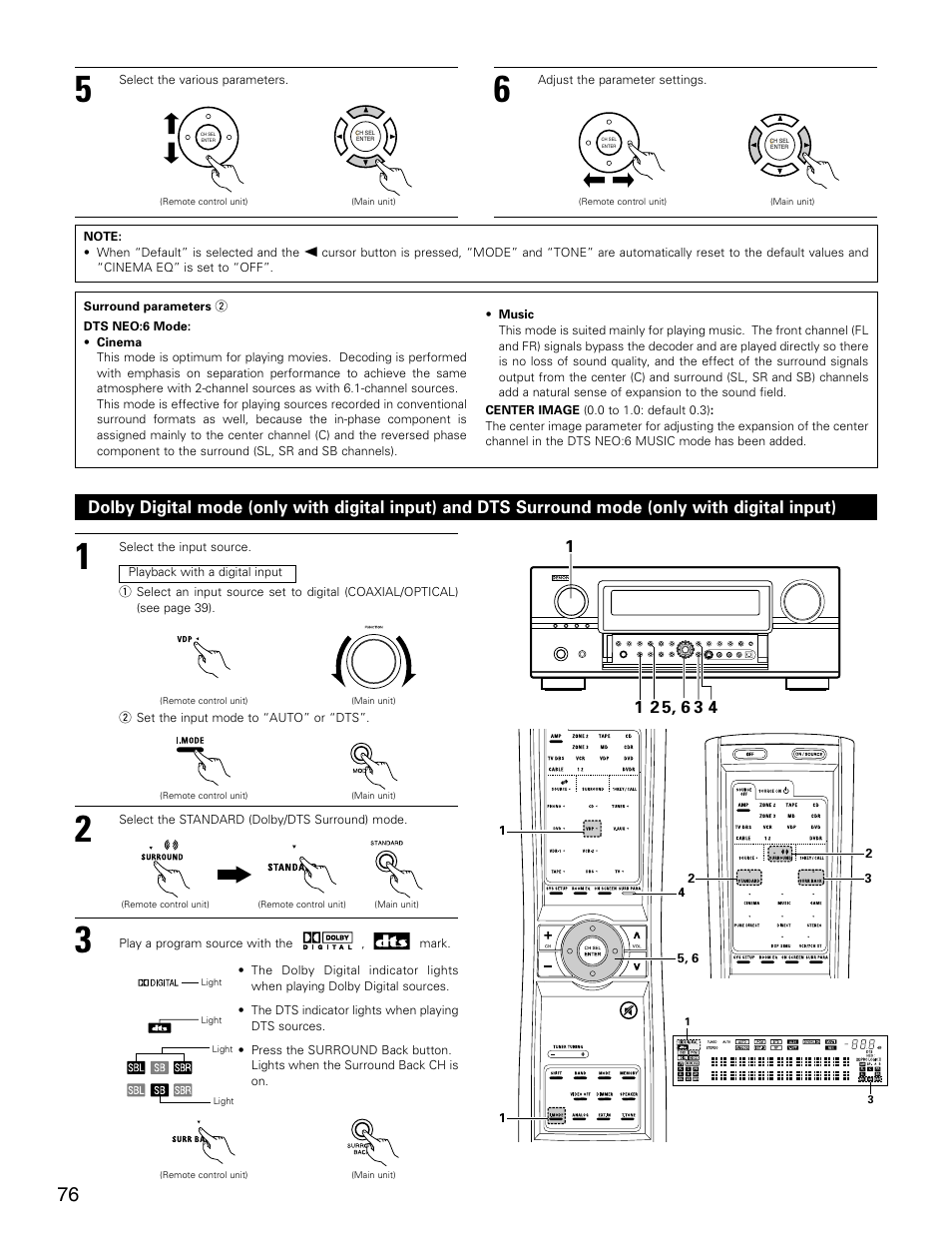 Denon AVR-3805 User Manual | Page 76 / 104