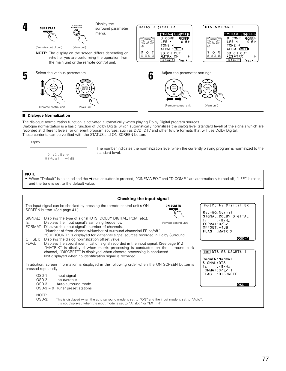 Denon AVR-3805 User Manual | Page 77 / 104