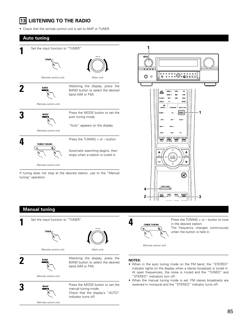 Denon AVR-3805 User Manual | Page 85 / 104