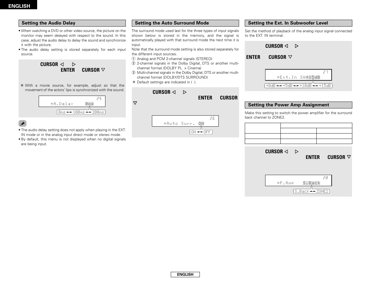 Denon AVR-686S User Manual | Page 46 / 61