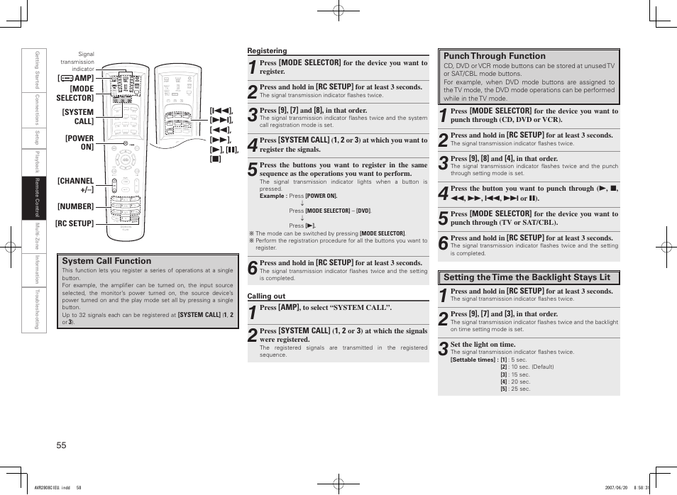 Denon AVR-2808CI User Manual | Page 58 / 96