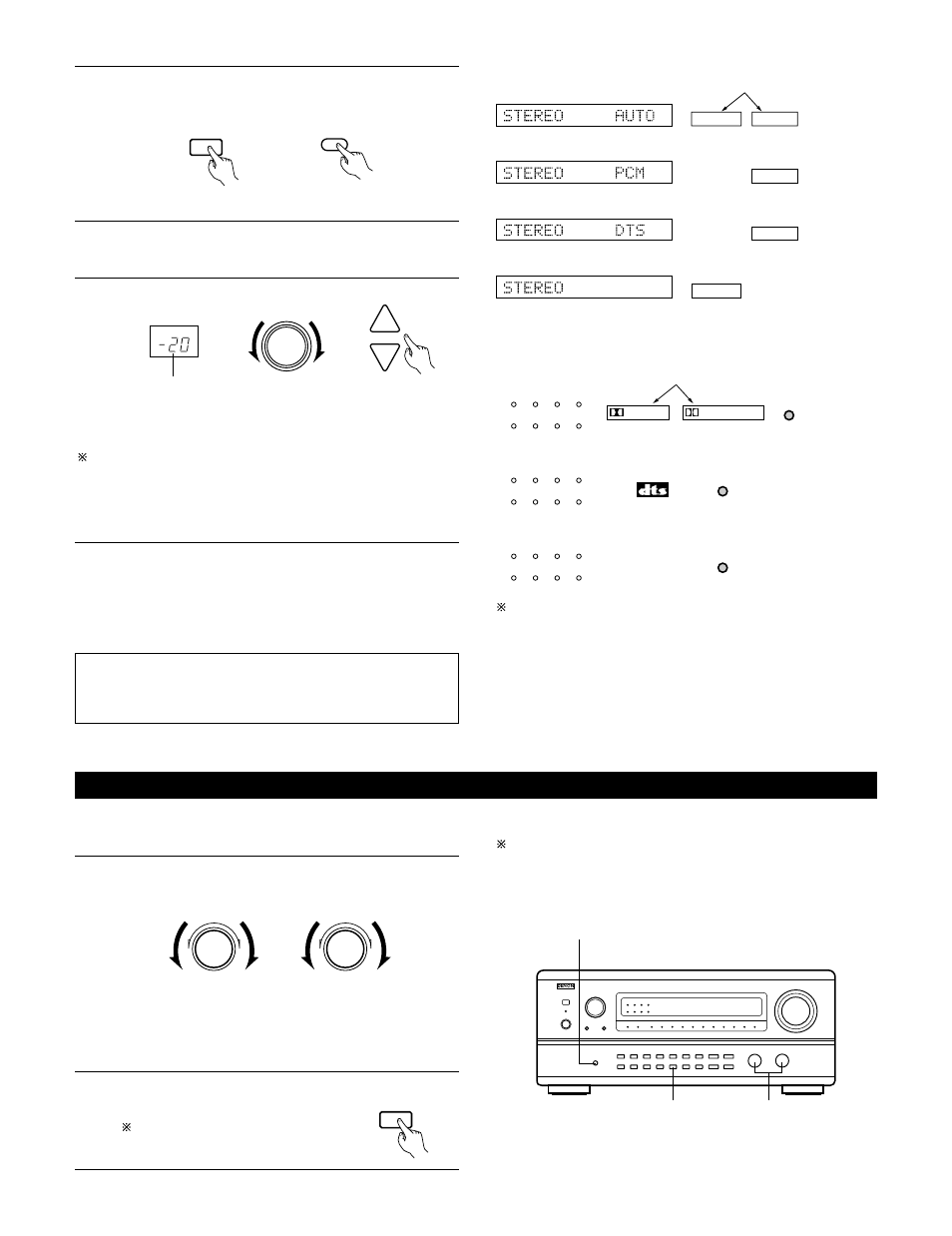 After starting playback | Denon AVR-4800 User Manual | Page 41 / 69