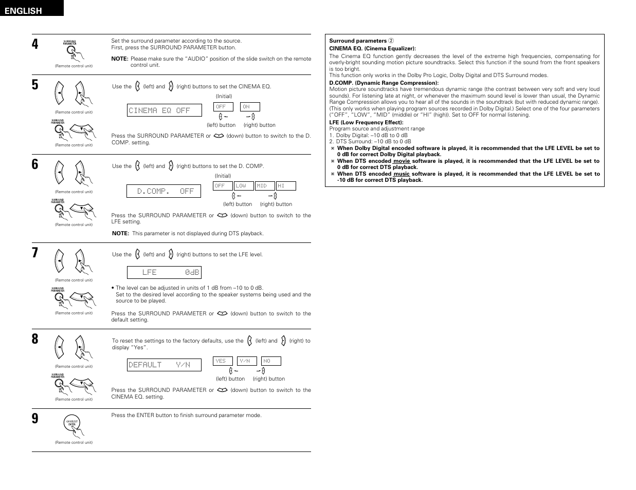 Denon AVR-1603 User Manual | Page 20 / 60