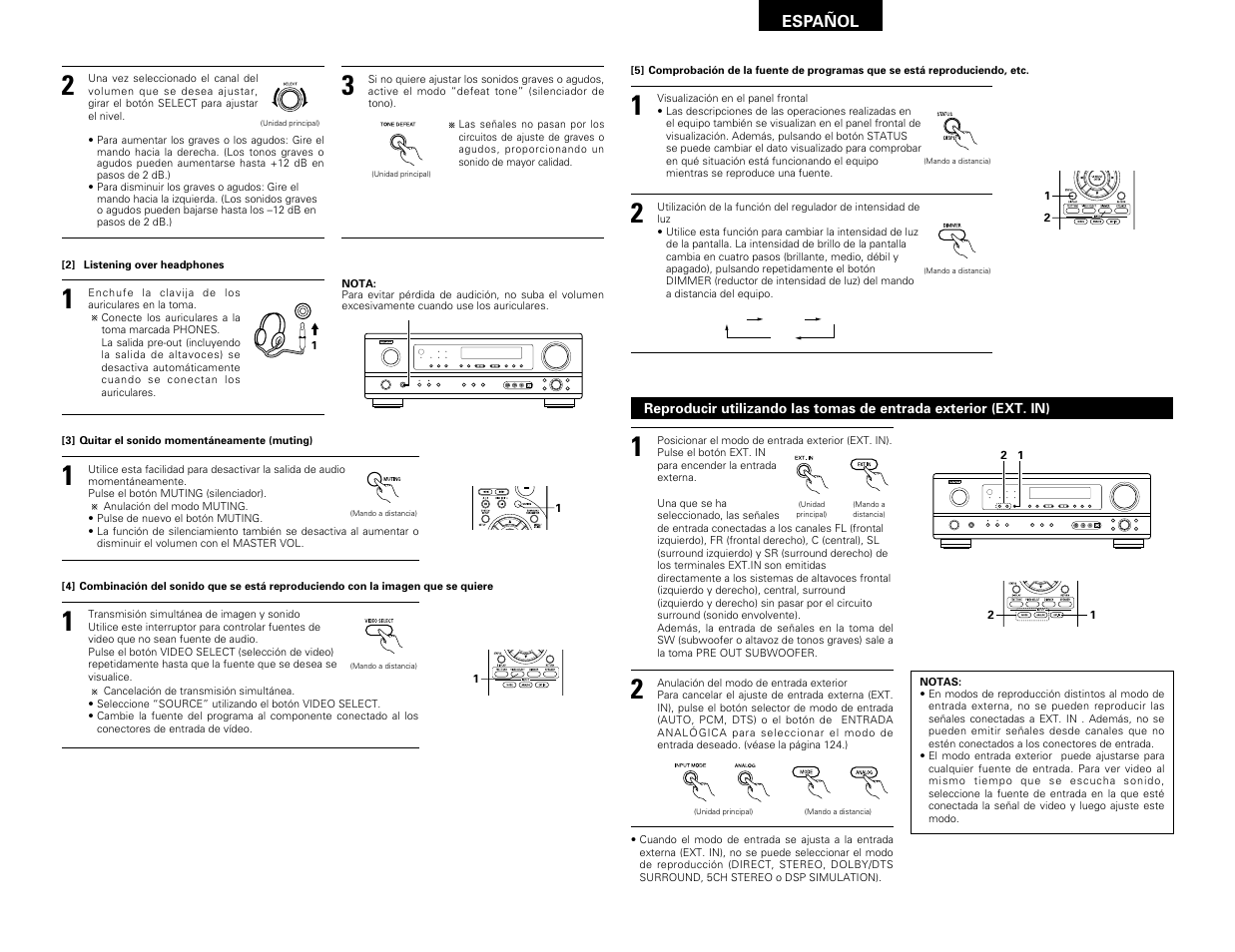 Denon AVR-1603 User Manual | Page 44 / 60