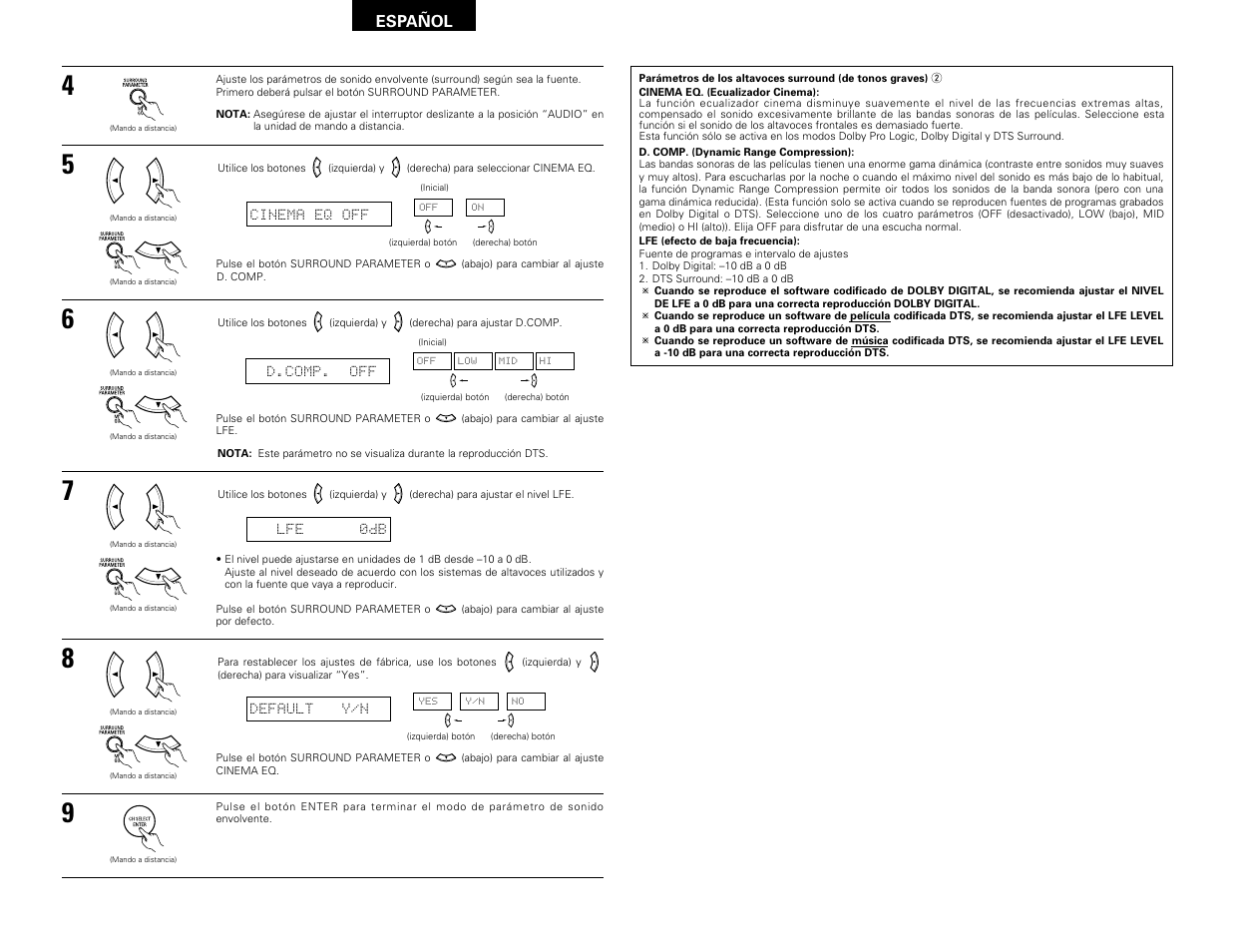 Denon AVR-1603 User Manual | Page 47 / 60