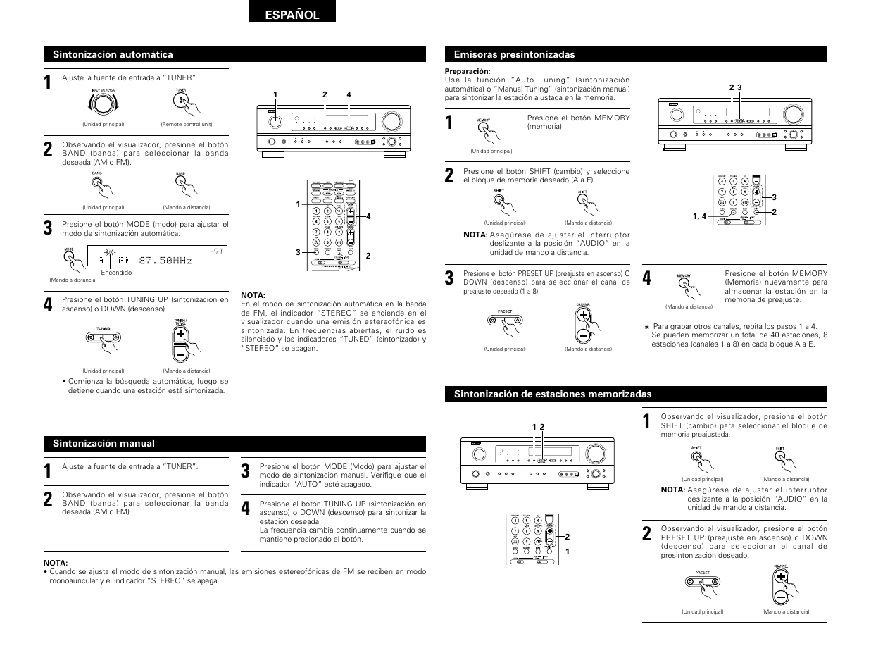 Denon AVR-1603 User Manual | Page 51 / 60