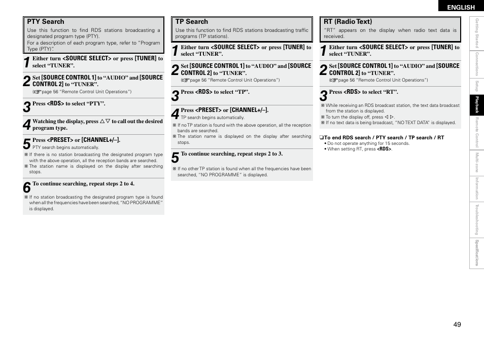 Denon AVR-2309 User Manual | Page 53 / 81