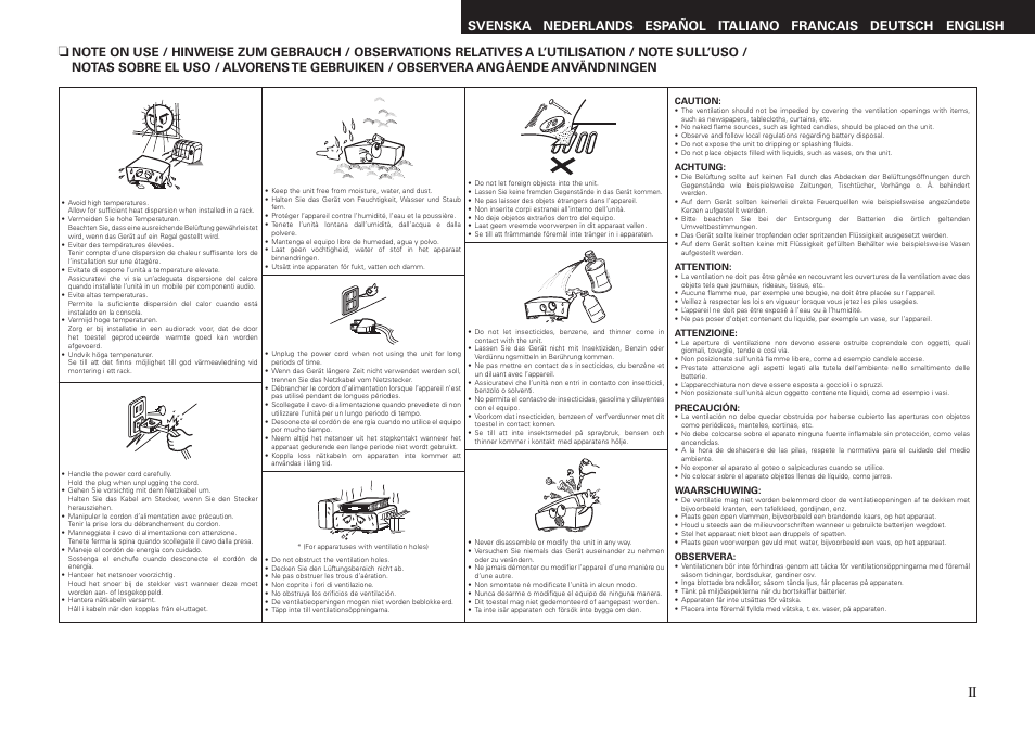 Denon S-32 User Manual | Page 3 / 32