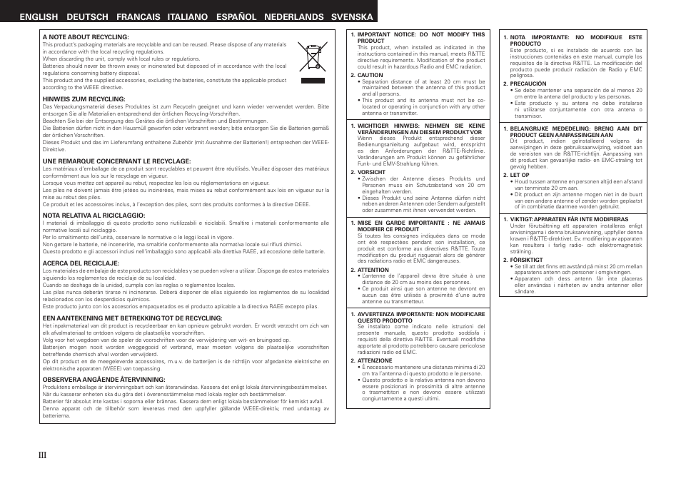 Denon S-32 User Manual | Page 4 / 32