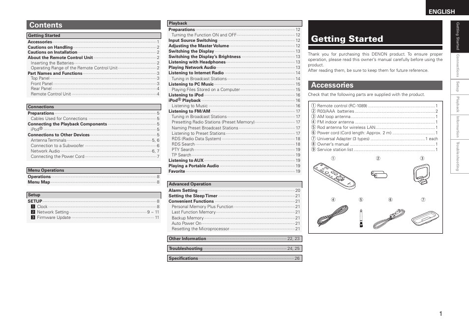 Denon S-32 User Manual | Page 5 / 32