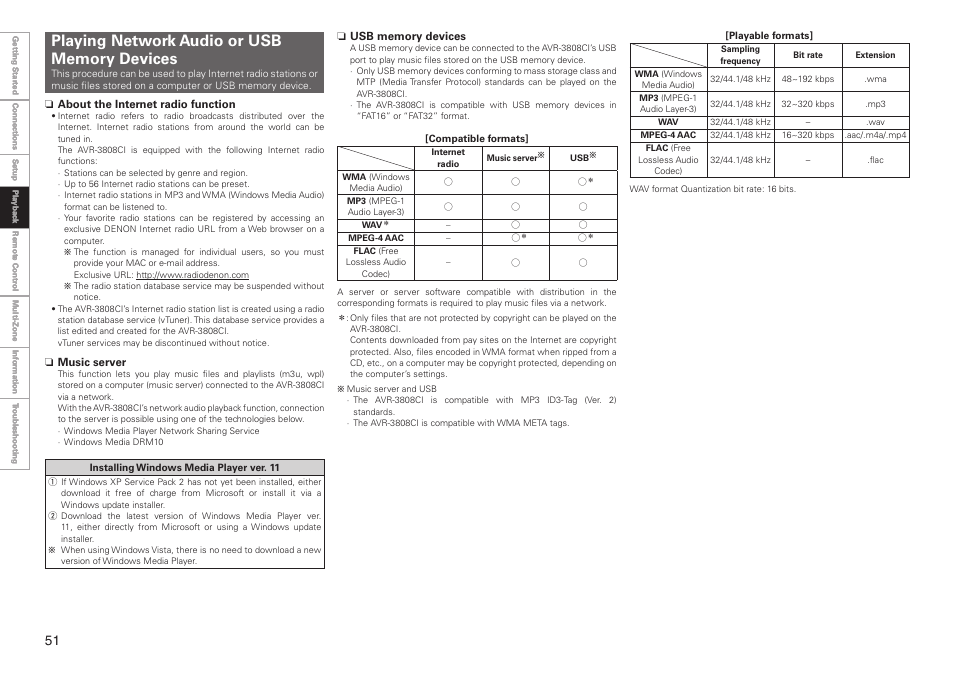 Denon AVR-3808CI User Manual | Page 54 / 108