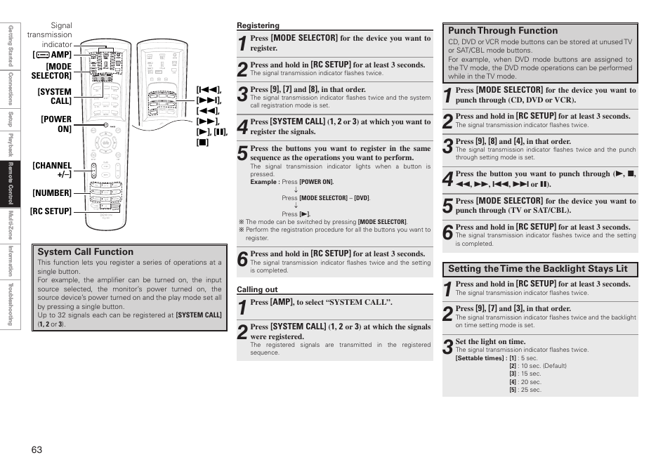 Denon AVR-3808CI User Manual | Page 66 / 108