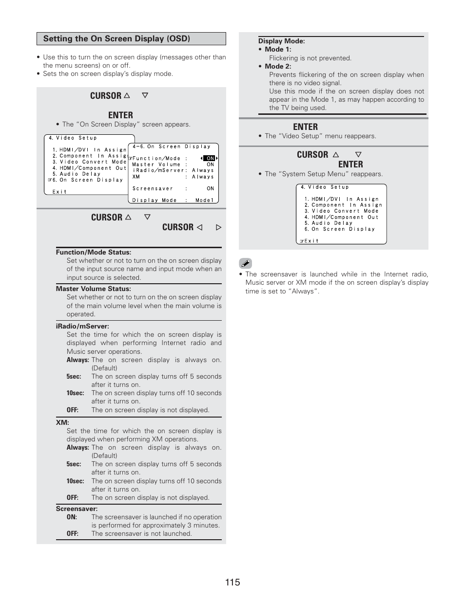 Denon AVR-5805CI User Manual | Page 115 / 214