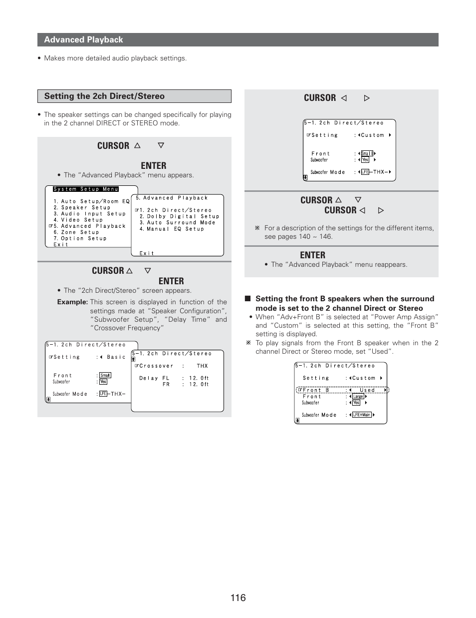 Denon AVR-5805CI User Manual | Page 116 / 214